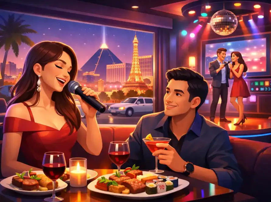 Karaoke Dinner Date Las Vegas Done Right