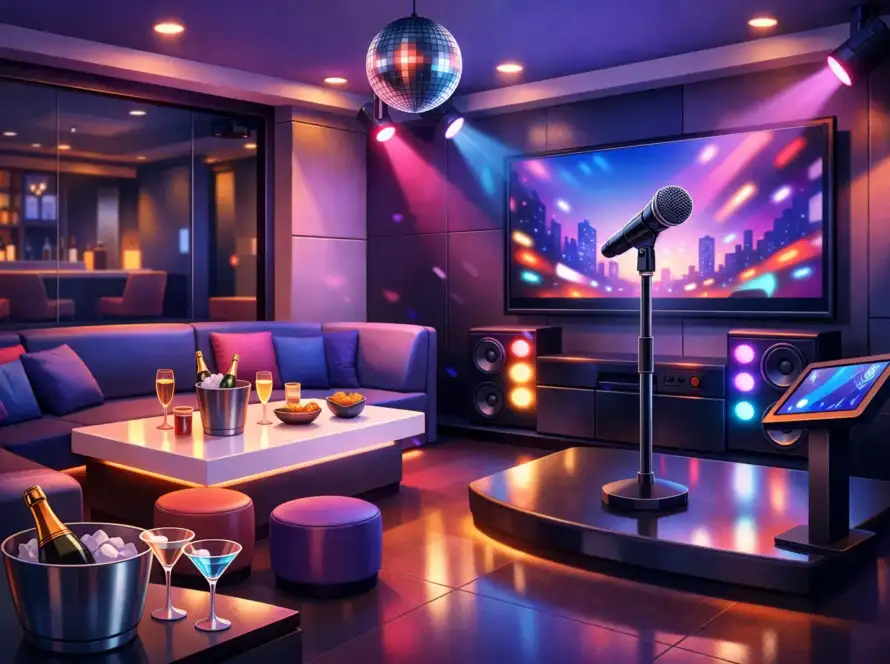 Private Event Space with Karaoke That Delivers