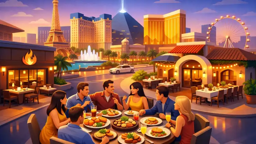 Best Restaurants Near the Strip for Groups