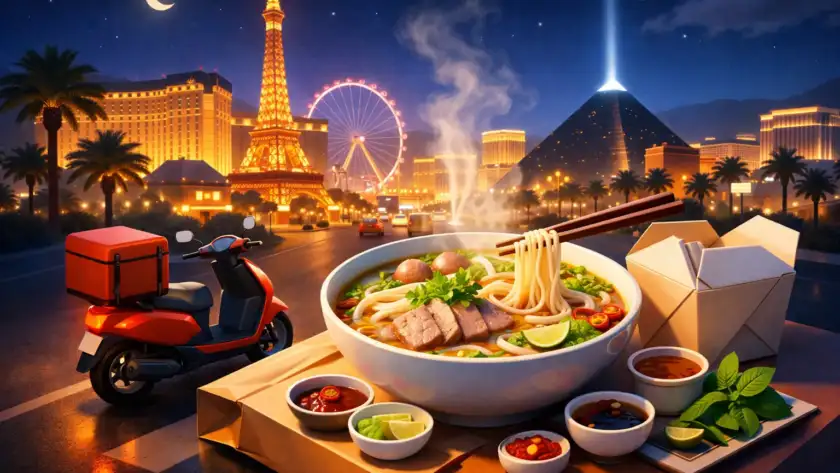 Late Night Pho Near Strip That Delivers More