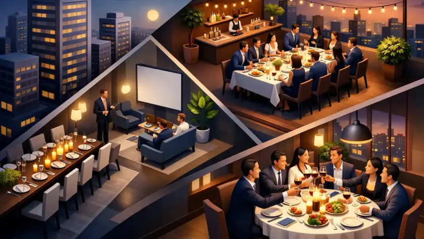 Best Corporate Dinner Venues for Team Nights
