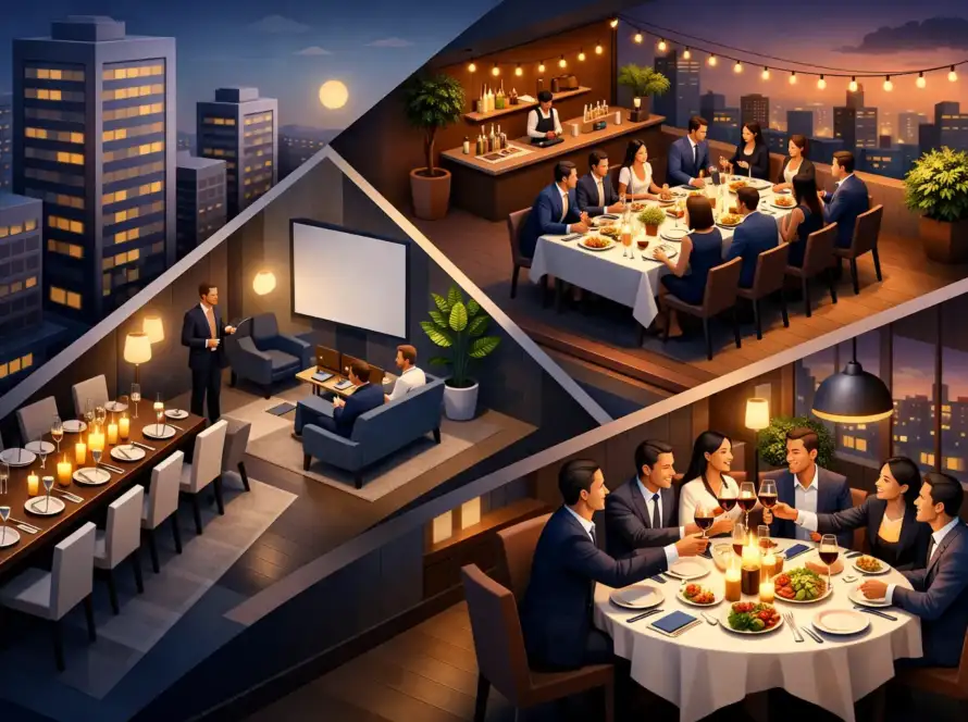 Best Corporate Dinner Venues for Team Nights
