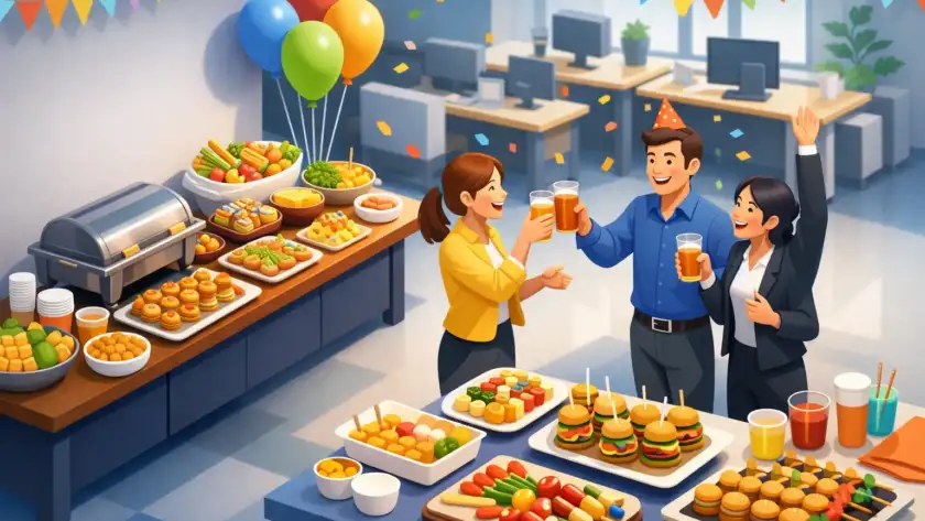 Guide to Office Party Catering That Gets Cheers