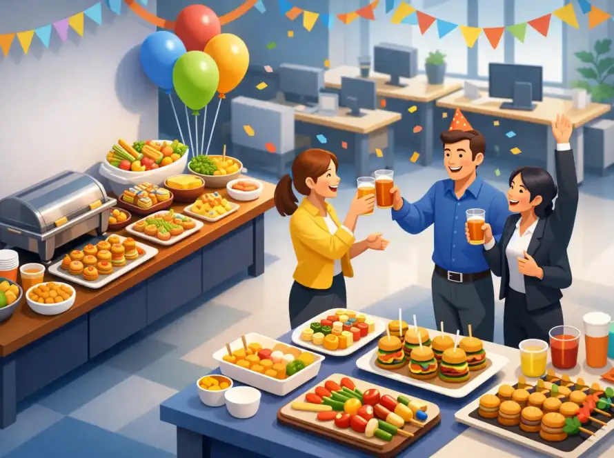 Guide to Office Party Catering That Gets Cheers