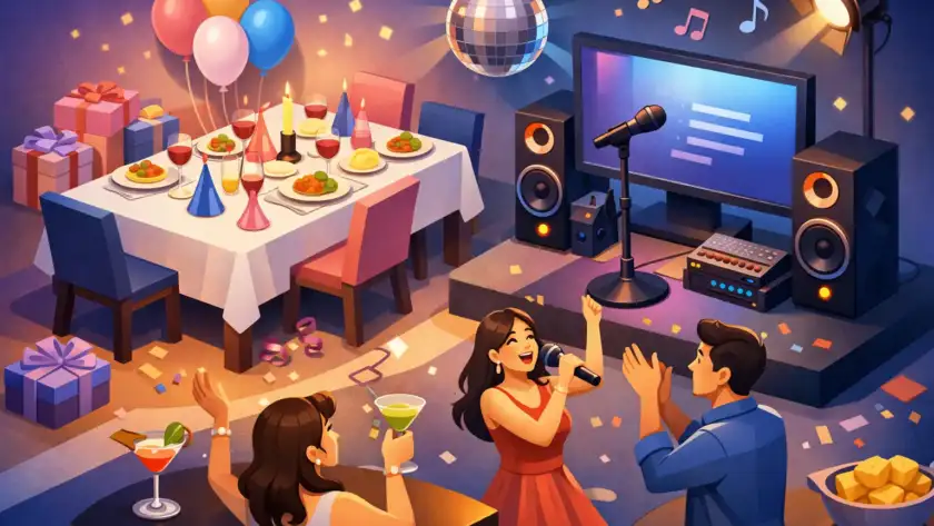 How to Host Birthday Dinner Karaoke Without Stress